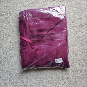 FIGS CRANBERRY RAFAELA CARGO SCRUB JUMPSUIT